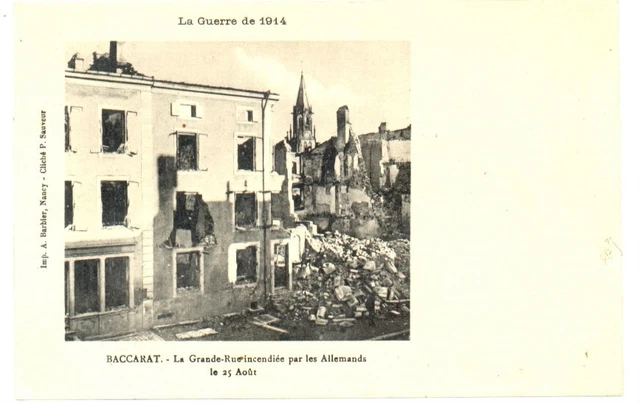 (S-105218) France - 54 - Baccarat Cpa