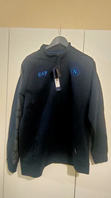 Tuta Invernale Ufficiale SSC Napoli Stagione 23/24 - Senza Cappuccio, Unisex Adulto
