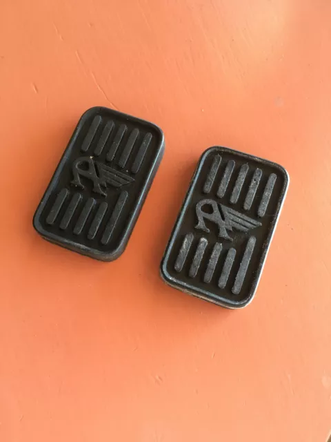 Flying "A" new PEDAL PAD SET Bugeye Frogeye Sprite Leyland BMC genuine NOS Flying "A" new PEDAL PAD SET Bugeye Frogeye Sprite Leyland BMC genuine NOS