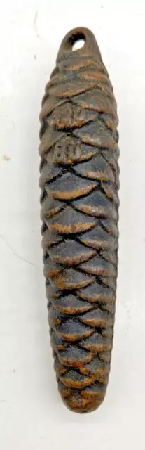 Cuckoo Clock Pine Cone Weight 1 Bronzed Iron 350 grams, Repair Replacement Part