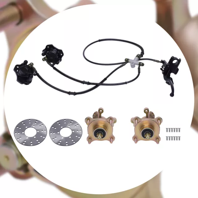 Front Brake Disc Rotor Kit Hub Disc Brake Assembly For ATV 125-250cc Go kart