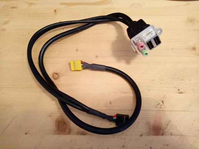 Panneau Avant Audio / USB / Bouton Power Pour Fujitsu Esprimo - Réf. UQ001511B09R-R, Occasion Fonctionnel