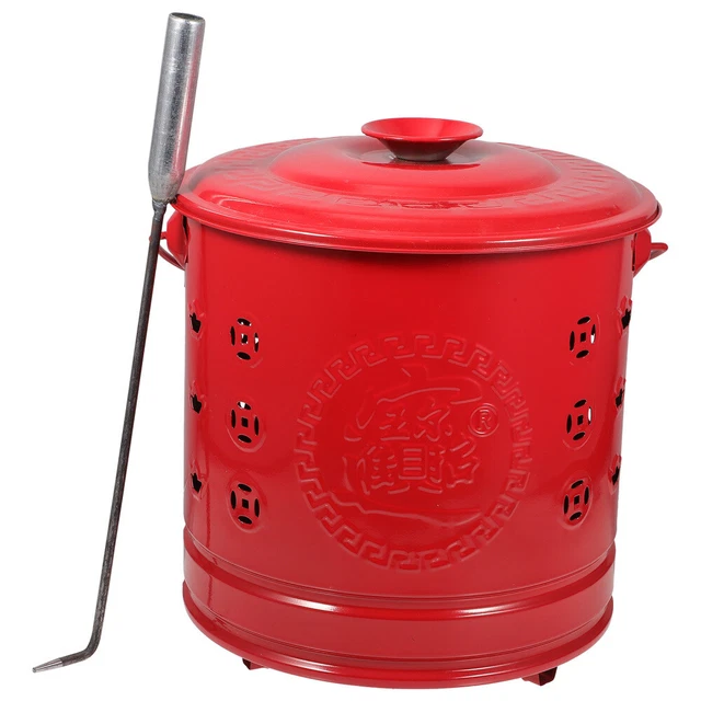 Sacrifice Bucket Burn Paper Barrels Stainless Steel Incinerator Wood