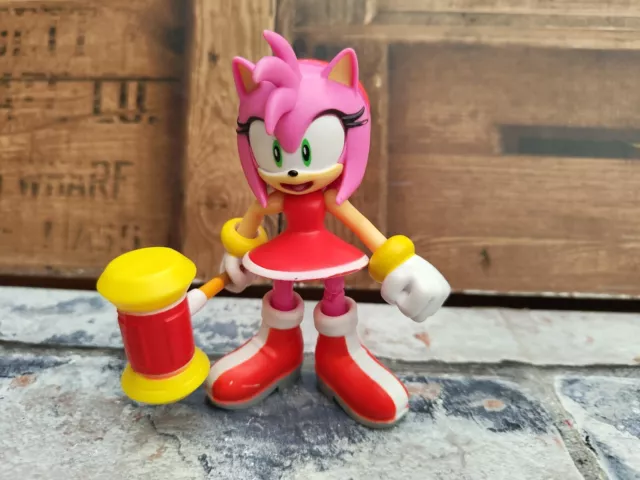 Sonic the Hedgehog Amy Rose Action Figure 4" - Jakks