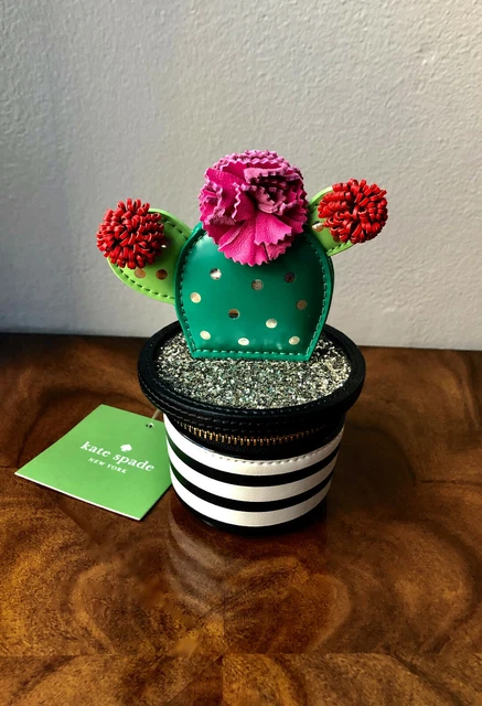 RETIRED 2017 NWT Kate Spade SCENIC ROUTE Cactus In Flower Pot Cactus Coin Purse 168.99 PicClick