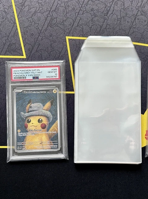 50 Team Bag Sleeves For PCA Card Protection - Pokemon Booster Storage Toploader