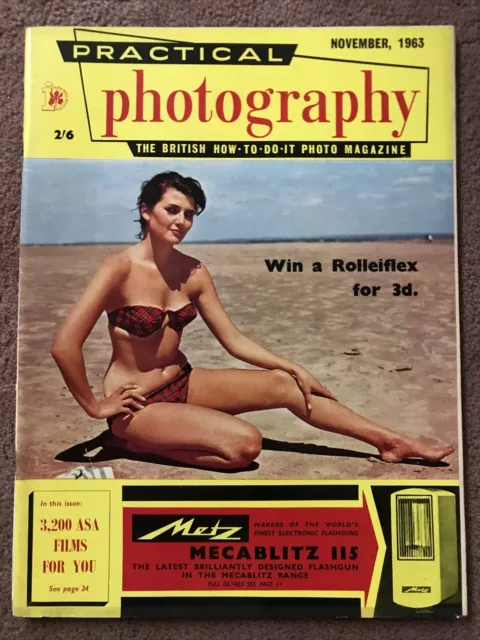 Practical Photography Magazine- November 1963 -VGC