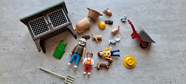 Playmobil Clapier Ferme Lapin 4066 - Jeu D'occasion - Thème Fermier