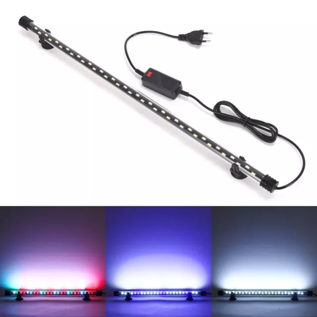 Aquarium LED Waterproof Light Fish Tank Underwater Plant Grow Lamp 18-58CM