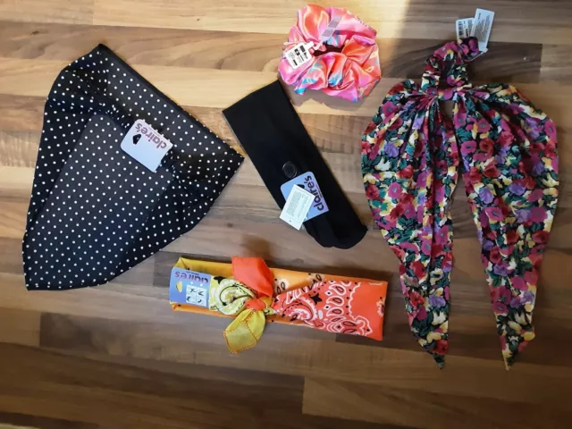 Bnwt Claires Job Lot Of Girls Different Style Headbands Scrunches