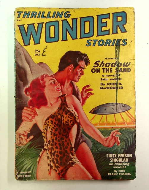 Thrilling Wonder Stories Pulp Oct 1950 Vol. 37 #1 GD