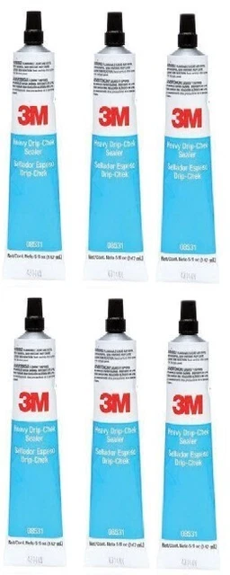 Sellador de verificación de goteo pesado 3M, tubo de 5 oz (6 tubos) 08531