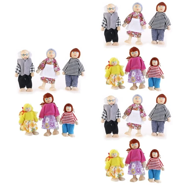 3 PIECES DOLLS House Living Room Furniture for Dollhouse Toy Collection