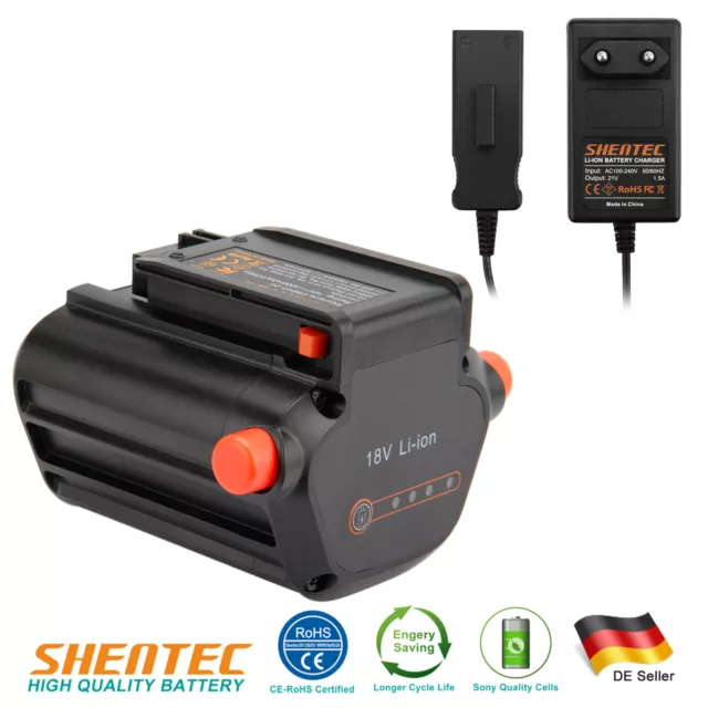 3Ah 18V Li-ion Akku/Ladegerät Für Gardena BLi-18 9840-20 9839-20 9825-20 9838-20