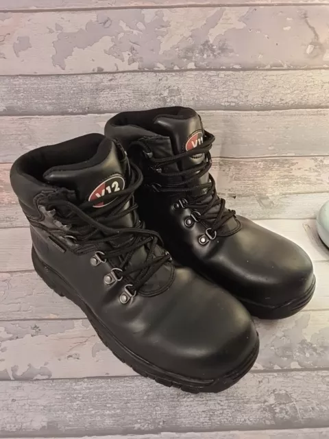 V12 Footwear Thunder V1215 Black Safety Boots