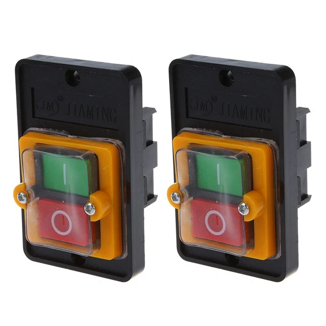 2 interruttori a pulsante a pulsante prova acqua AC 220/380 V ON/OF -5 X4Y1