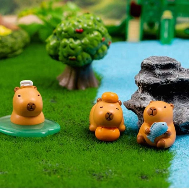 Oriate Set di 12 mini statuette di dinosauro con recinzioni di