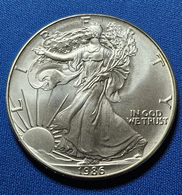 1986 American Silver Eagle Better Date