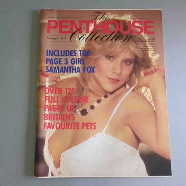 SAMANTHA FOX SPECIAL PENTHOUSE COLLECTION MAGAZINE Vol 1 No 1 1984 EXC Sam