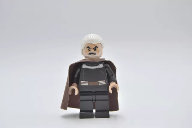 LEGO Figur Minifigur Star Wars Episode 2 Count Dooku White Hair sw0472
