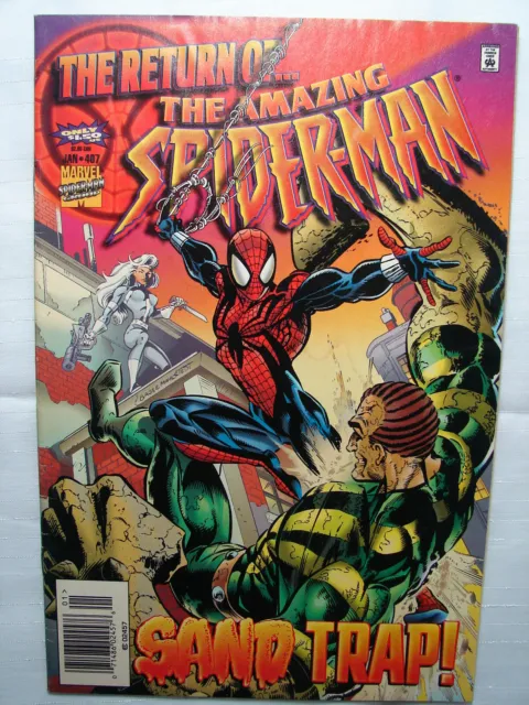 C 1801  Marvel 1996 Return of AMAZING SPIDERMAN Vol 1, #407 Good Condition
