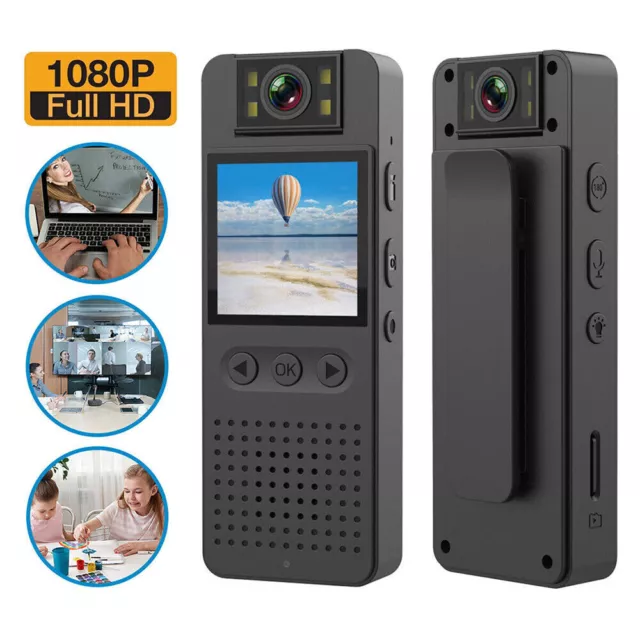 HD 1080P Type-C Camcorder Mini Police Body Hidden Camera Video DVR IR Night Cam