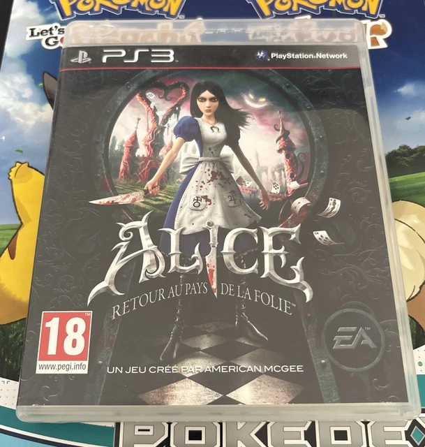 Alice : Retour Au Pays De La Folie – PS3 – Complet En Français – Très Bon État