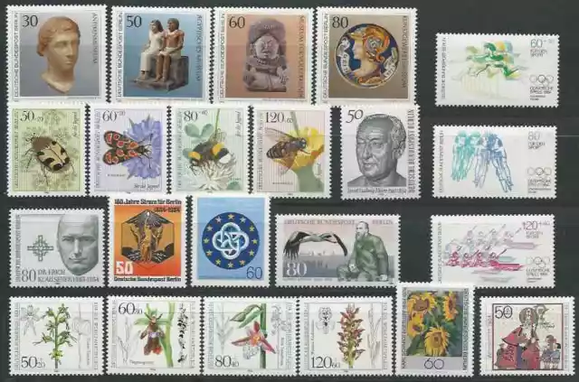 Berlin Jahrgang 1984 - komplett - postfrisch - Mi.-Nr. 708 - 729 - TOP Marken