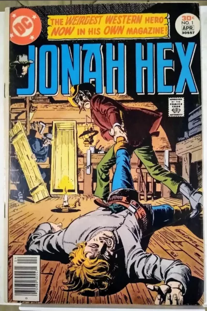 Jonah Hex #1 (1977, 1st Solo Series for Jonah Hex, Pressed Already) ✨FN/VF✨