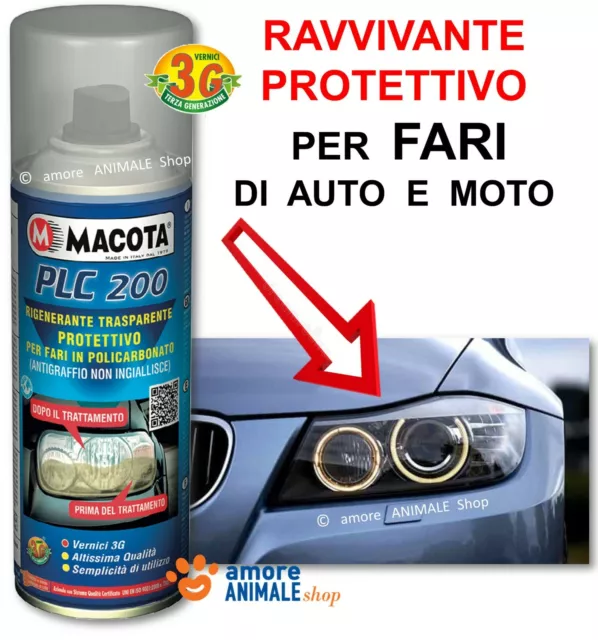 MACOTA PLC 200 → Ravvivante Protettivo Trasparente Rinnova Fari Fanali Auto  Moto EUR 13,70 - PicClick IT