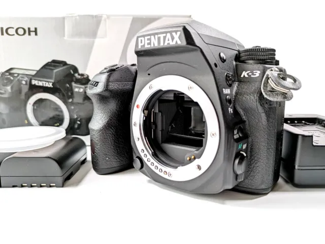 PENTAX K-3 [Near Mint Count 16,373] 24.35MP Digital SLR Camera Body Black Japan