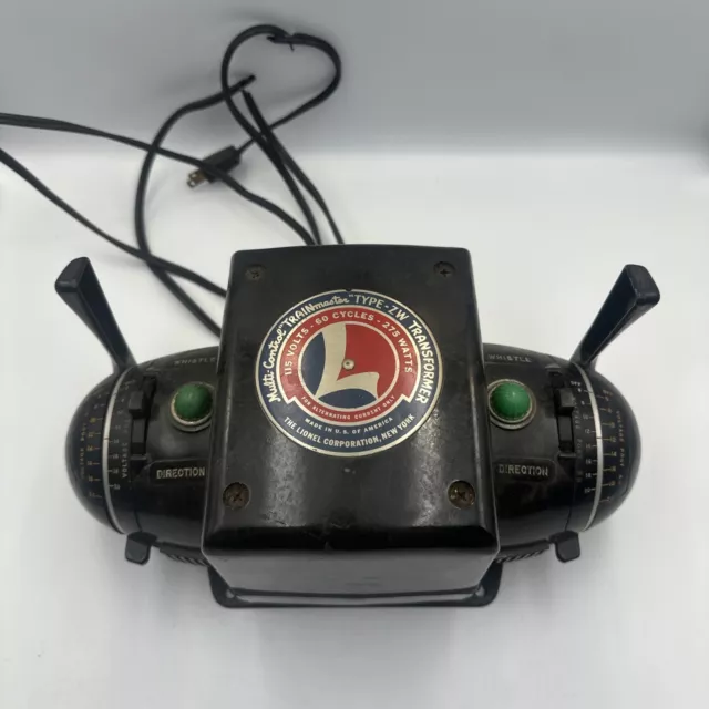 LIONEL MULTI CONTROL Trainmaster Type ZW 275 Watt Transformer Electric 81.00 PicClick