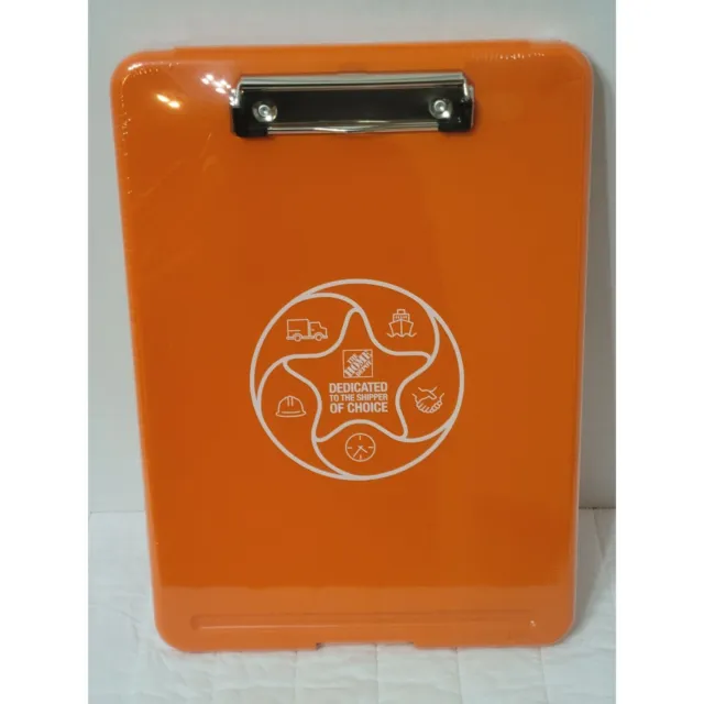 The Home Depot Orange storage clipboard Dedicated To The Shopper Of Choice