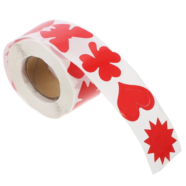 500 piezas Regalo Curva Pegatina de sello Pegatina decorativa Pegatina corporal