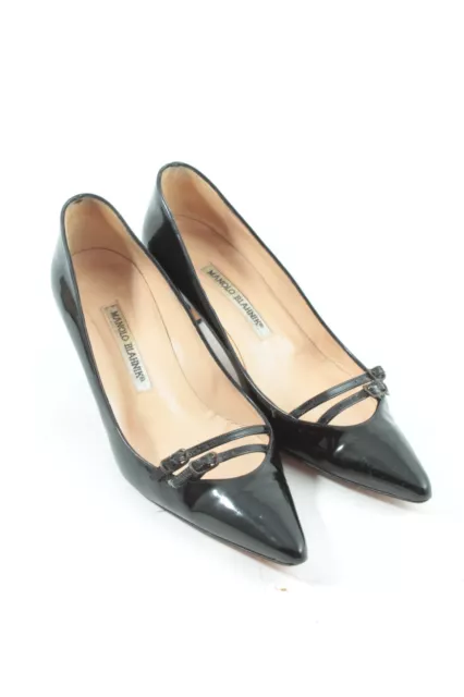 MANOLO BLAHNIK Zapatos de punta Mujeres Talla EU 37.5 negro elegante 3