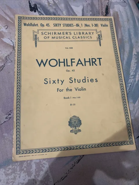 Wohlfahrt 60 Studies Complete Bk 1 Op 45