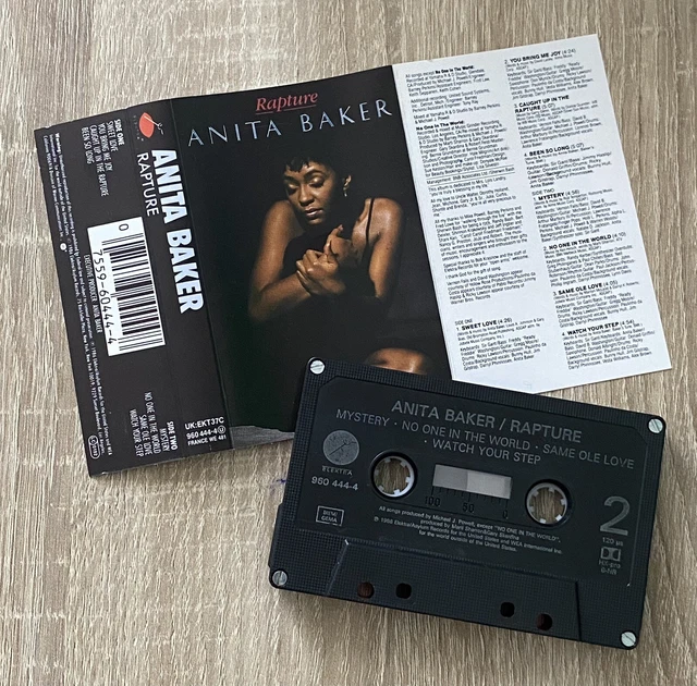 ANITA BAKER Rapture (1986) UK Elektra 8 Track Cassette Album inc. Sweet Love