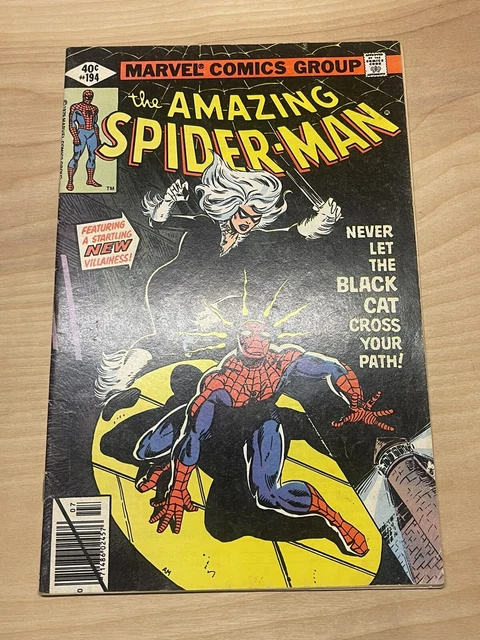 Amazing Spider-Man #194 Vol 1 Newsstand 1st App Black Cat