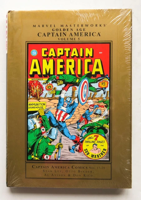 Golden Age Captain America 5 HC NEW Marvel Masterworks Graphic Novel Comic Book