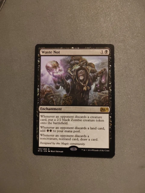 Magic The Gathering - Waste Not (122/269) - Carta Colecionável, 1 Unidade