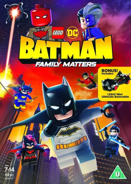 LEGO Batman Family Matters + Figure (DVD) - Brand New & Sealed Free UK P&P
