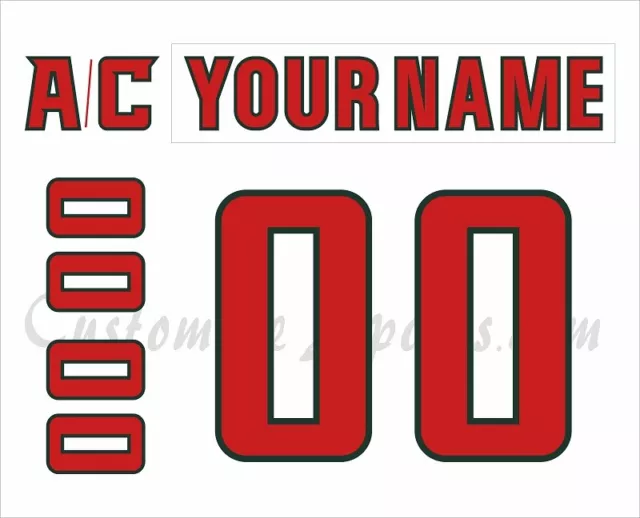 Ak Bars Kazan Russian Customized Number Kit For 2011-2018 White Uniform