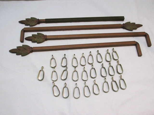Antique Swing Arm Curtain Rods As Found