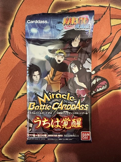 NARUTO CARD GAME Miracle Battle Carddass Sealed NR05 Booster Pack