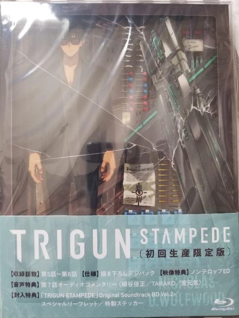TRIGUN STAMPEDE Vol.2 First Limited Edition Blu-ray Soundtrack CD Booklet