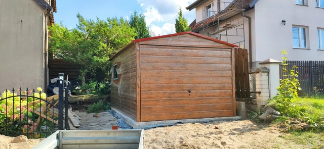 Metallgarage GERÄTESCHUPPEN Container Stahlgarage Blechgarage Fertiggarage 3x5