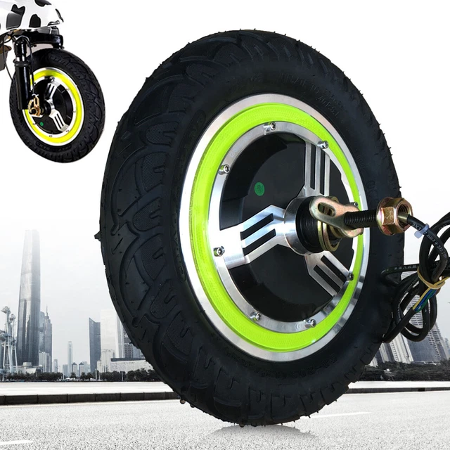 24V WHEEL MOTOR 12inch Brushless Gearless Hub Motor EBike Conversion