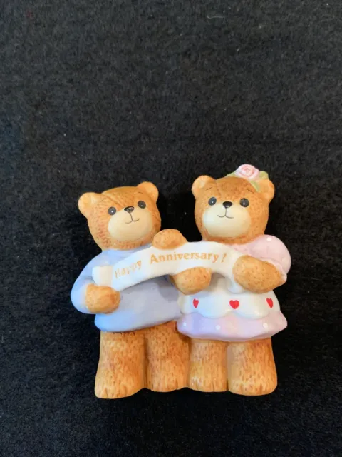 1986 Lucy Rigg Enesco Lucy & Me Happy Anniversary Bears Mint Condition