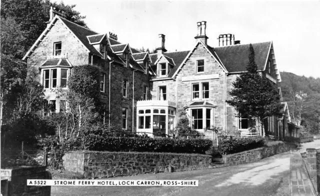 BR61911 strome ferry hotel loch carron  rosshire  real photo  scotland