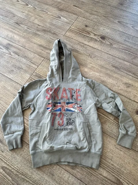 Süßer Hoody Kapuzenpullover Pepe Jeans Skateboard Größe 128